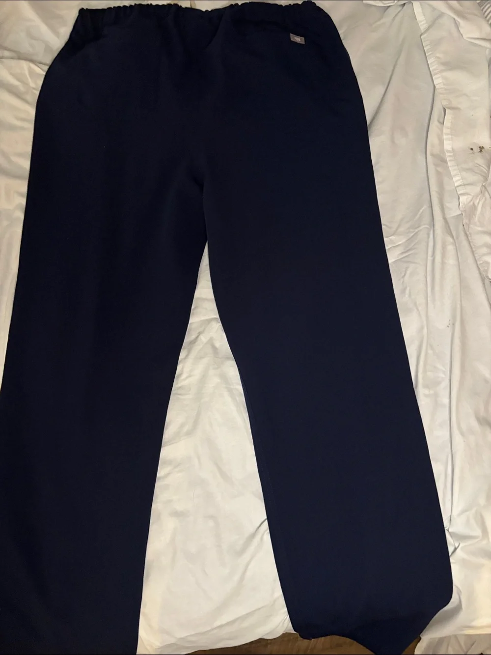 FIGS Technical Collection Scrub Pants XL Tall Navy Straight Leg FMS001